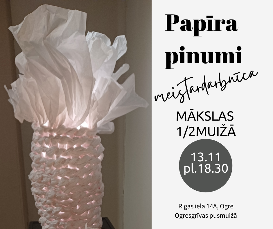 Papīra pinumi 13.novembrī