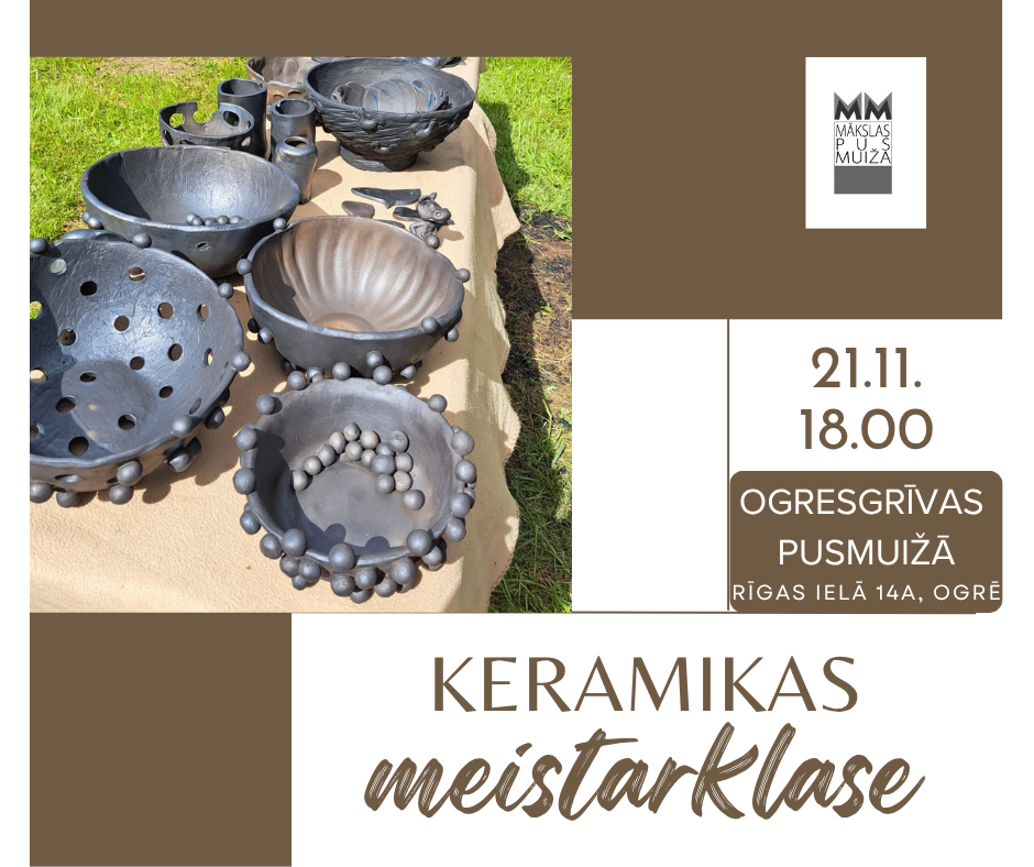 Keramikas darbnīca 21.novembrī