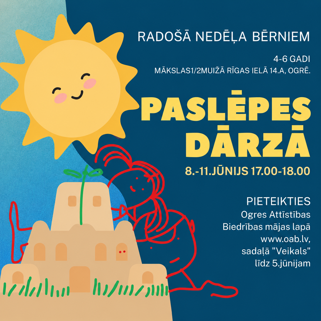 Paslēpes dārzā (4-6gadi)